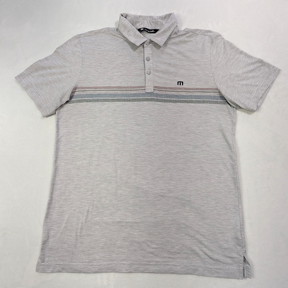 Travis Mathew Other - TravisMathew Men's Gray Performance Golf Polo | Stretch Activewear Large